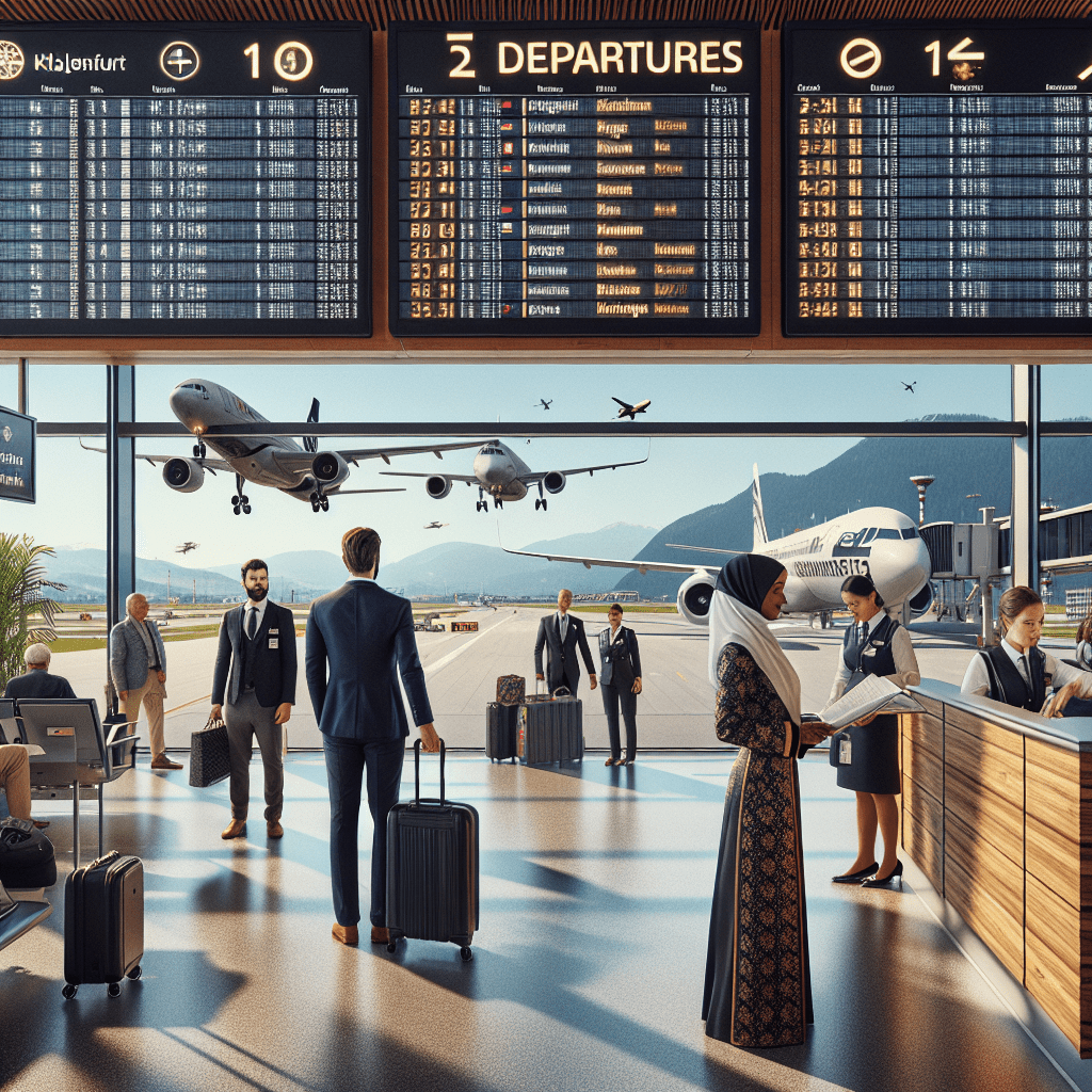 Abflüge am Flughafen Klagenfurt(KLU)