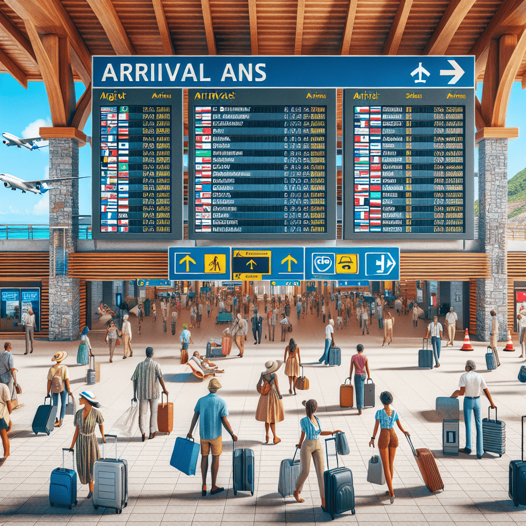 Ankünfte am Flughafen St Barthelemy(SBH)