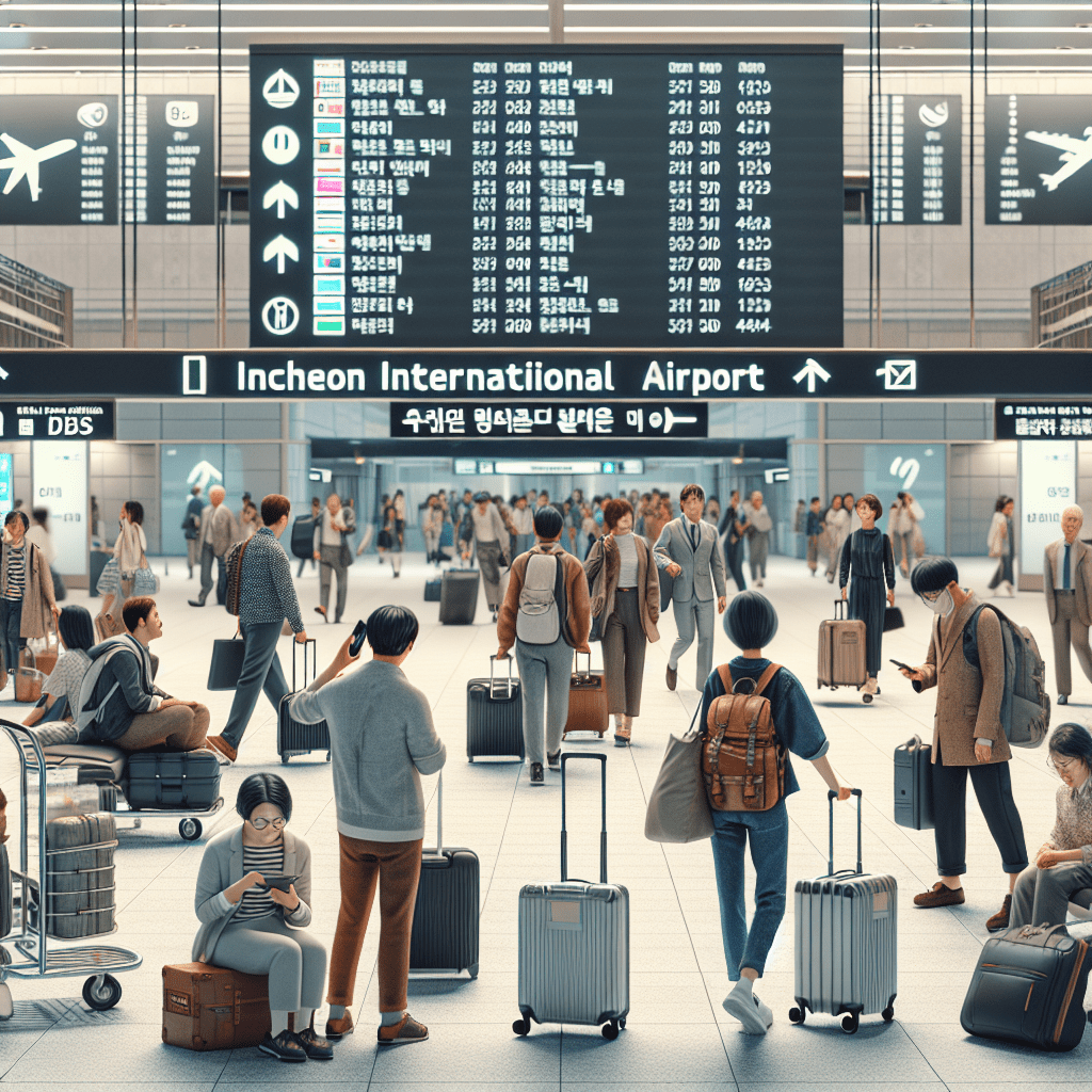 Ankünfte am Flughafen Seoul Incheon(ICN)