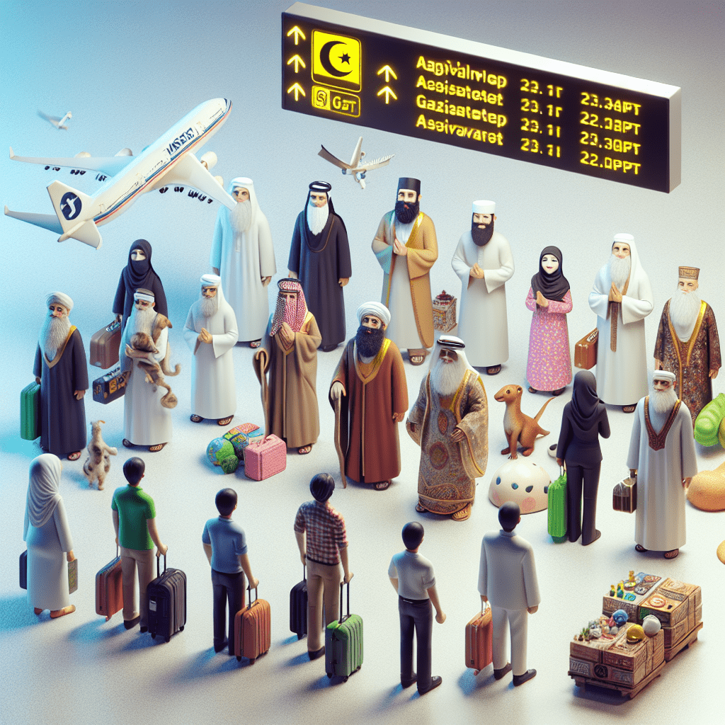 Ankünfte am Flughafen Gaziantep(GZT)