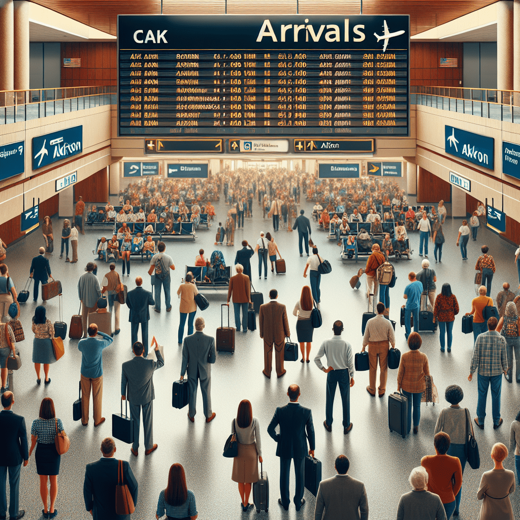 Ankünfte am Flughafen Akron(CAK)