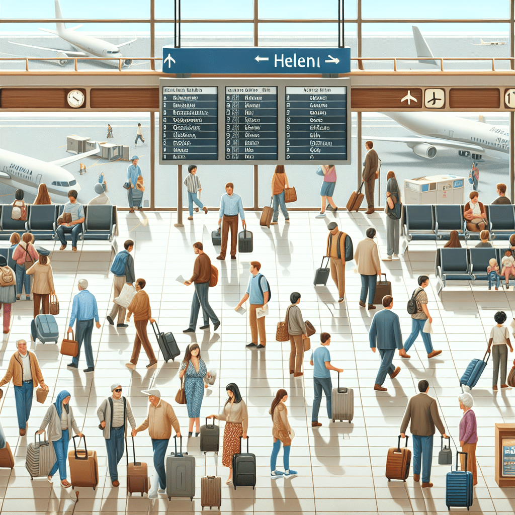 Ankünfte am Flughafen Helena(HLN)