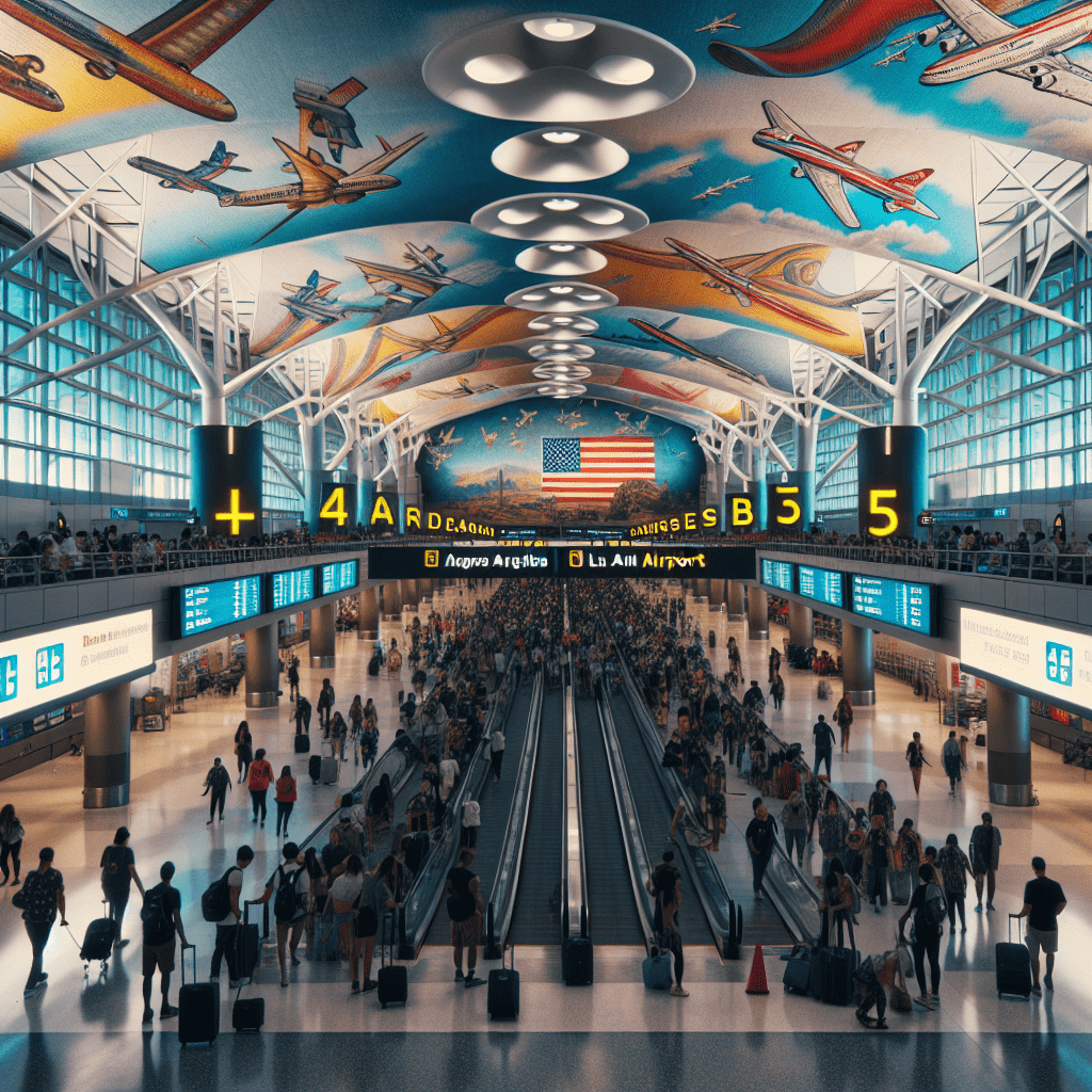 Ankünfte am Flughafen Los Angeles(LAX)