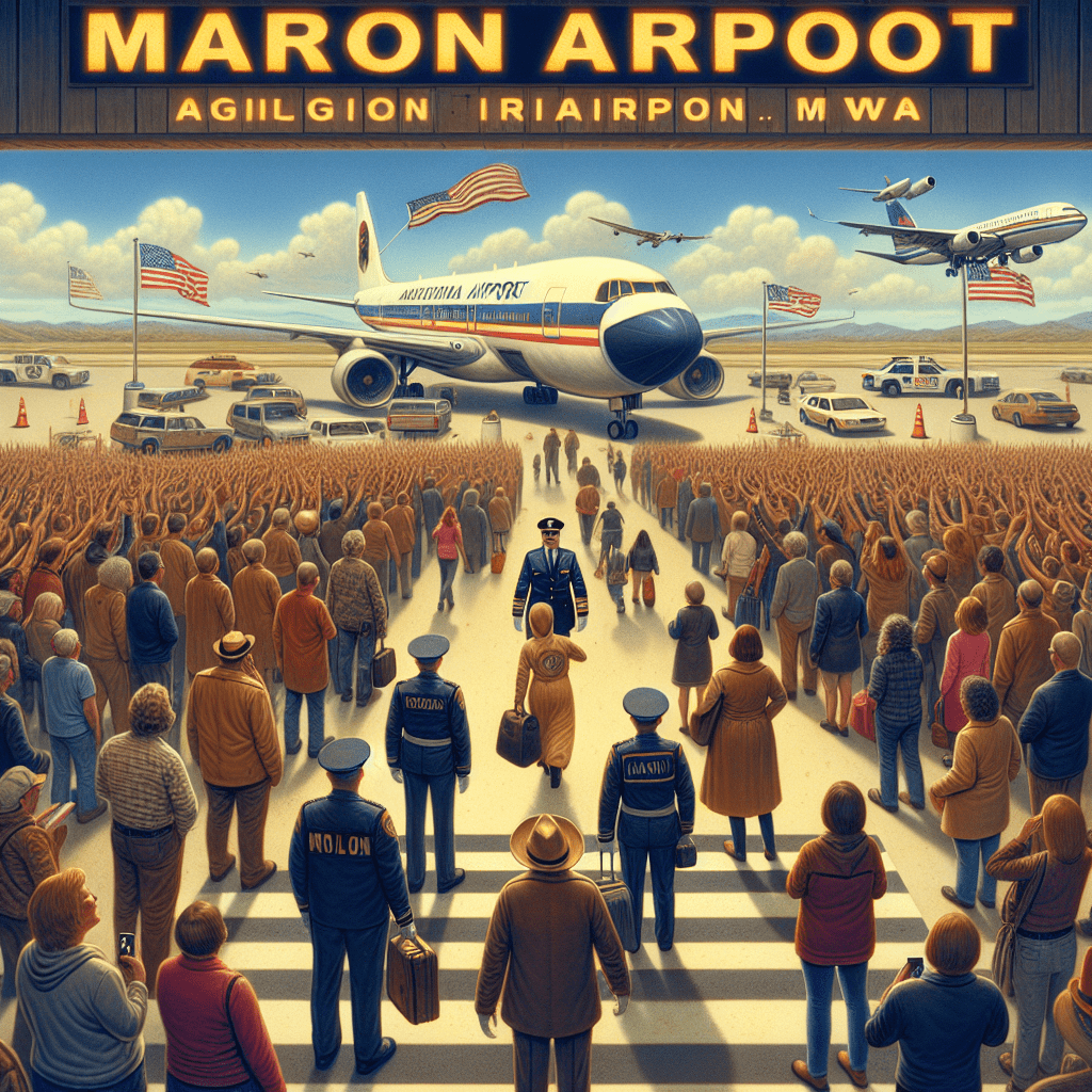 Ankünfte am Flughafen Marion(MWA)