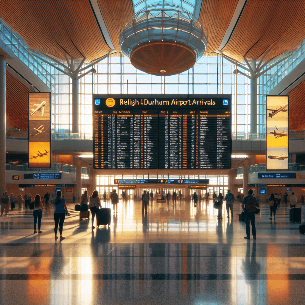 Ankünfte am Flughafen Raleigh Durham(RDU)