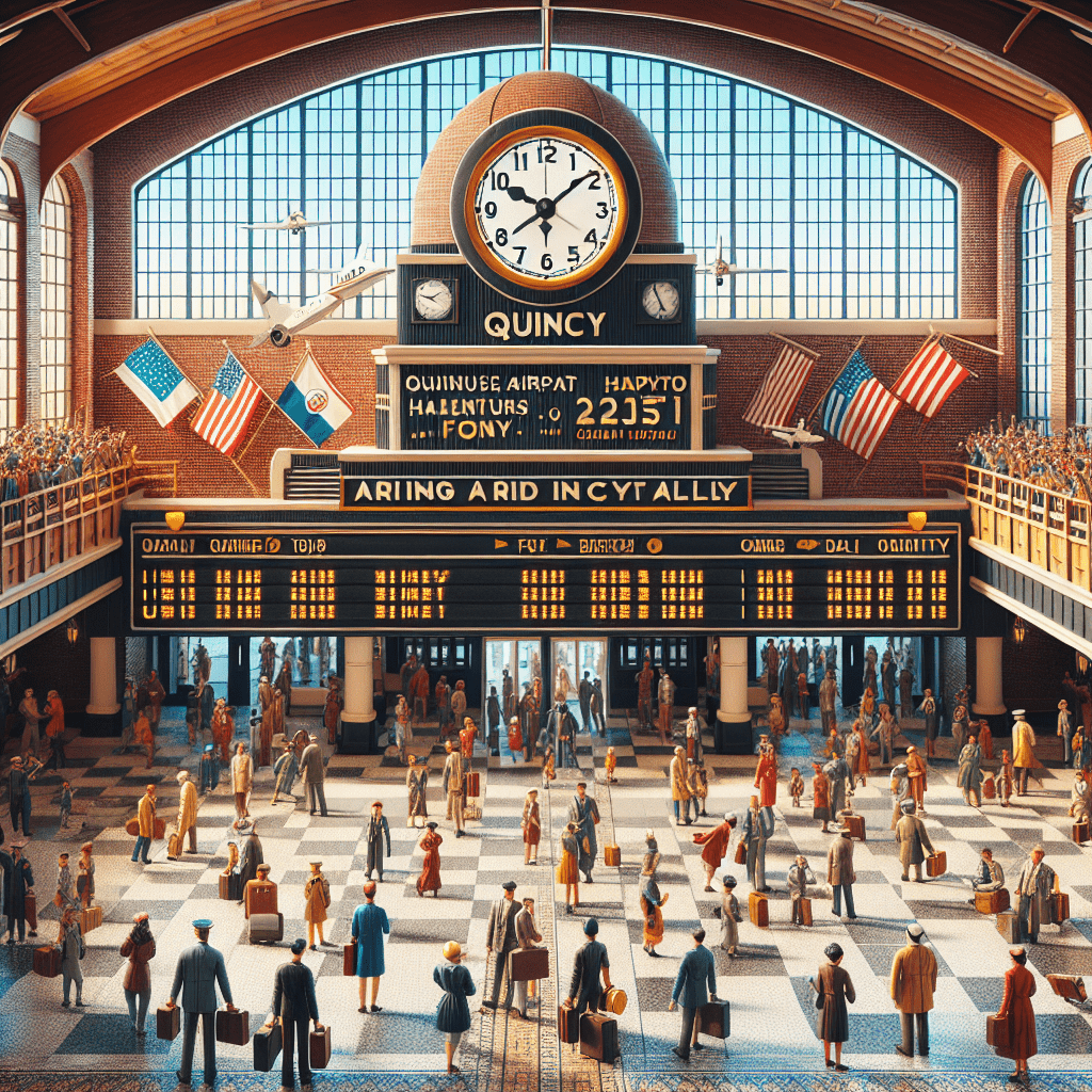 Ankünfte am Flughafen Quincy(UIN)