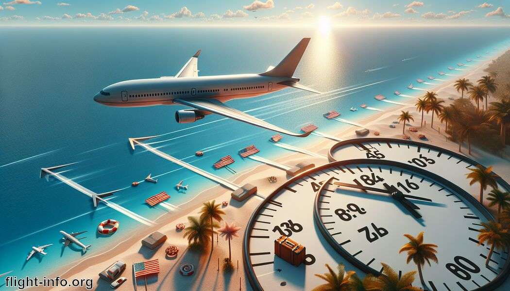 Wetterbedingungen beeinflussen Flugdauer - Wie lange fliegt man nach Florida?