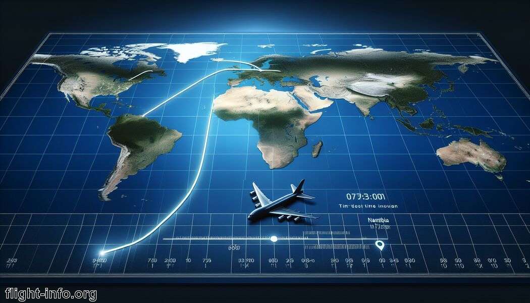 Wie lange fliegt man nach Namibia? - Flight-info